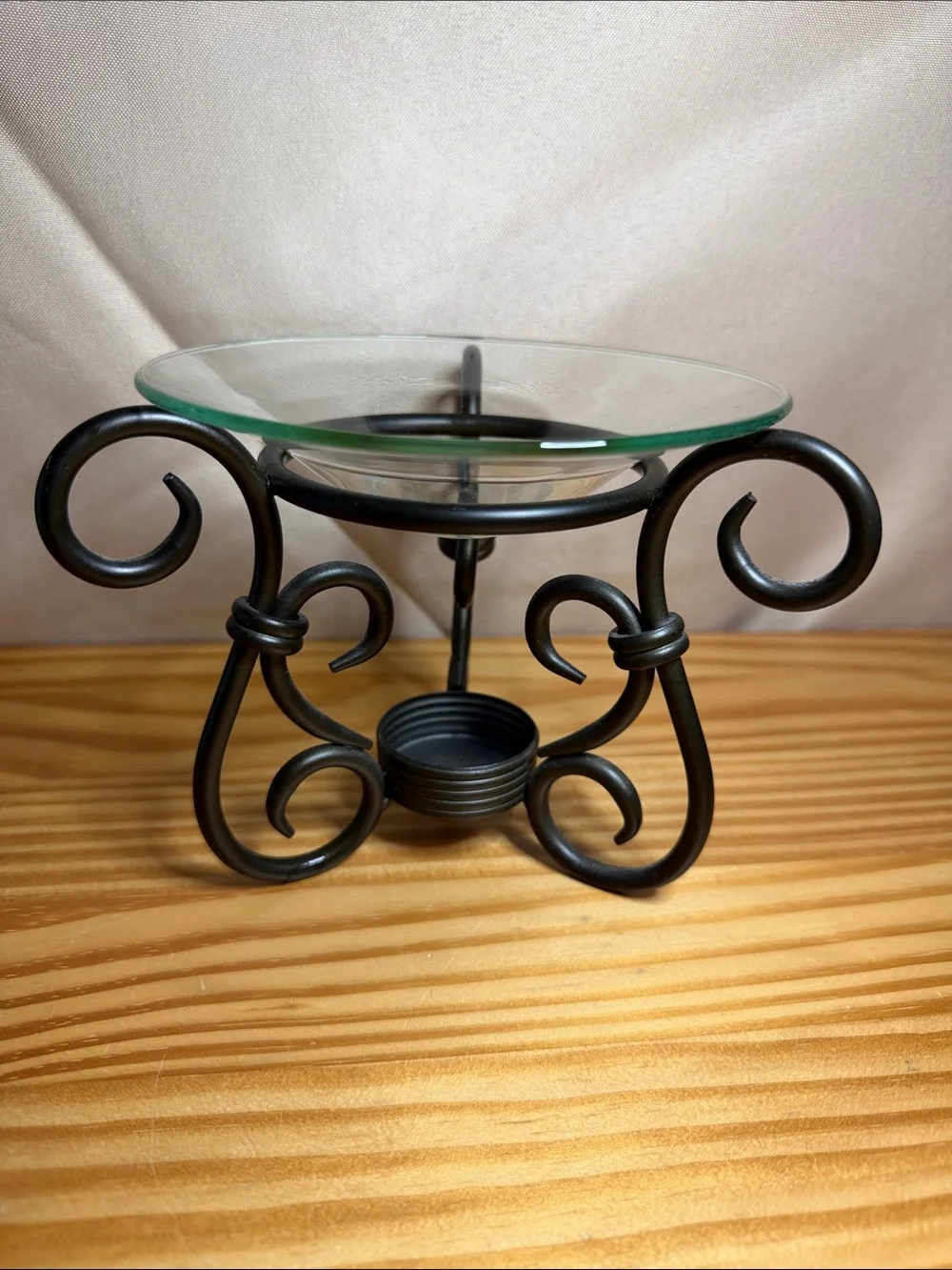 Vintage PartyLite Antique Brass Aroma Melts Warmer P8016 Boxed